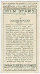 Ginger Rogers.