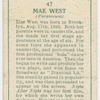 Mae West.
