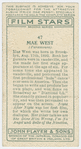 Mae West.