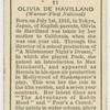 Olivia De Havilland.