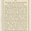 Olivia De Havilland.
