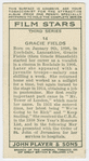 Gracie Fields.