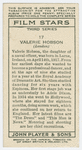Valerie Hobson.