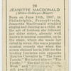 Jeanette Macdonald.