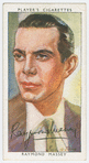 Raymond Massey.