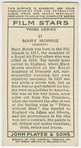 Mary Morris.