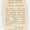 Edward G. Robinson.