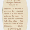 Richard Dix.