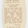The Four Marx Brothers.