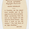 Marie Dressler.