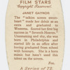 Janet Gaynor.