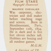 Maurice Chevalier.
