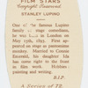 Stanley Lupino.