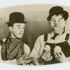 Stanley Laurel and Oliver Hardy.