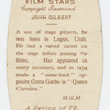 John Gilbert.