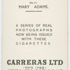Mary Adams.