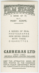 Mary Adams.