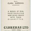 Clara Sheridan.
