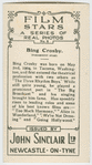 Bing Crosby.