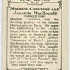Maurice Chevalier and Jeanette MacDonald.