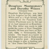 Douglass Montgomery and Dorothy Wilson.