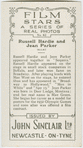 Russell Hardie and Jean Parker.