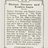 Ramon Novarro and Evelyn Laye.