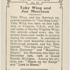 Toby Wing and Joe Morrison.