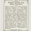 Robert Young and Betty Furness.