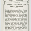 Frank Albertson and Betty Furness.