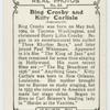 Bing Crosby and Kitty Carlisle.