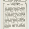 Fred Astaire and Ginger Rogers.