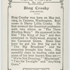 Bing Crosby.