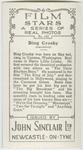 Bing Crosby.