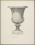 Design of urn with scalloped design