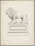 Lion on pedestal