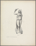 Female figure dressed in classical Greek style