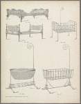 Two designs for bed frames, three designs for bassinet frames