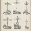 Six designs for umbrella stands