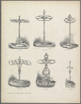 Six designs for umbrella stands
