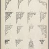Fifteen designs for wall brackets, one door porter