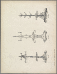 Three designs for coat racks
