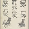 Nine designs for folding chairs