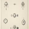 Lieferung III Blatt 7 Fg. C [Seven designs for jewelry with pearls.]
