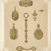 II Jahrgang (Liefr. I) 1. [Eight designs for jewelry, including large gold chain.]