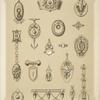 II Jahrgang (Liefr. I) 3. [Seventeen designs for jewelry, including brooch with question mark.]