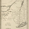 A map of the State of New York.