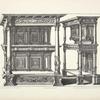 Design for buffet with porch and columns
