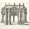 Design for gazebo-like structure with columns and arches