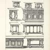 Nine designs for tables; top three designs are very small